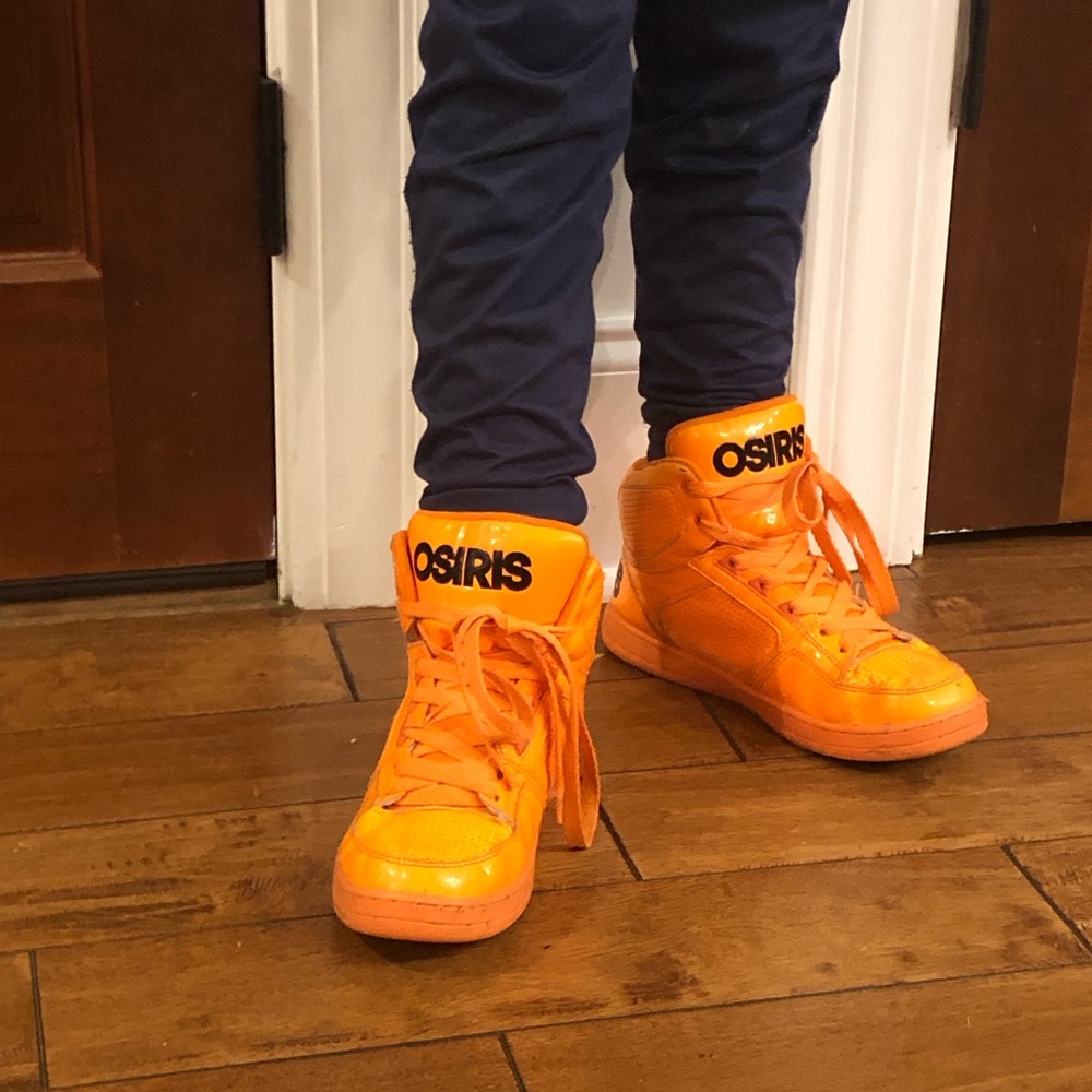 Orange Osiris sneakers
